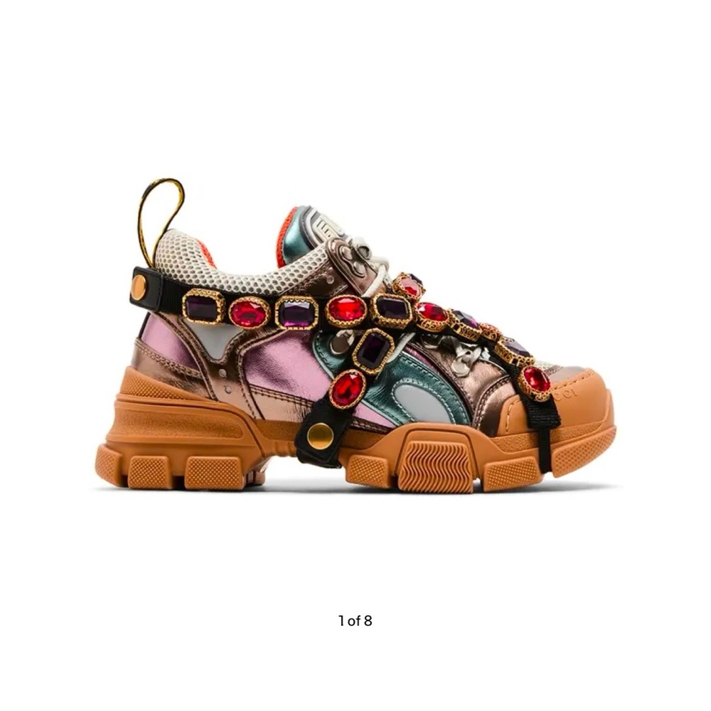 Gucci Wmns Flashtrek Crystals 
Multi color Metallic - Picture 4 of 10